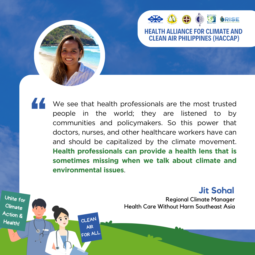 Health Alliance for Climate and Clean Air Philippines (HACCAP) - Manjit JIT Sohal